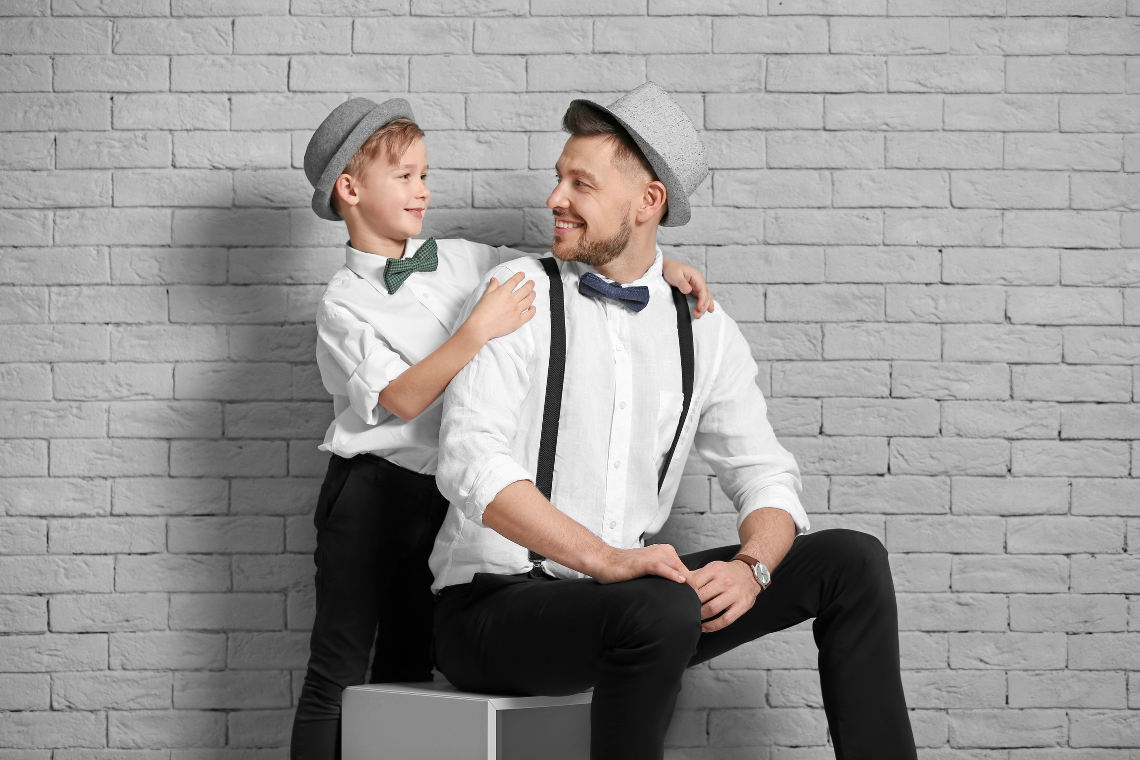 Father and Son in Bowties